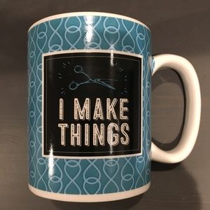 Large Coffee Mug / Cup "I Make Things".